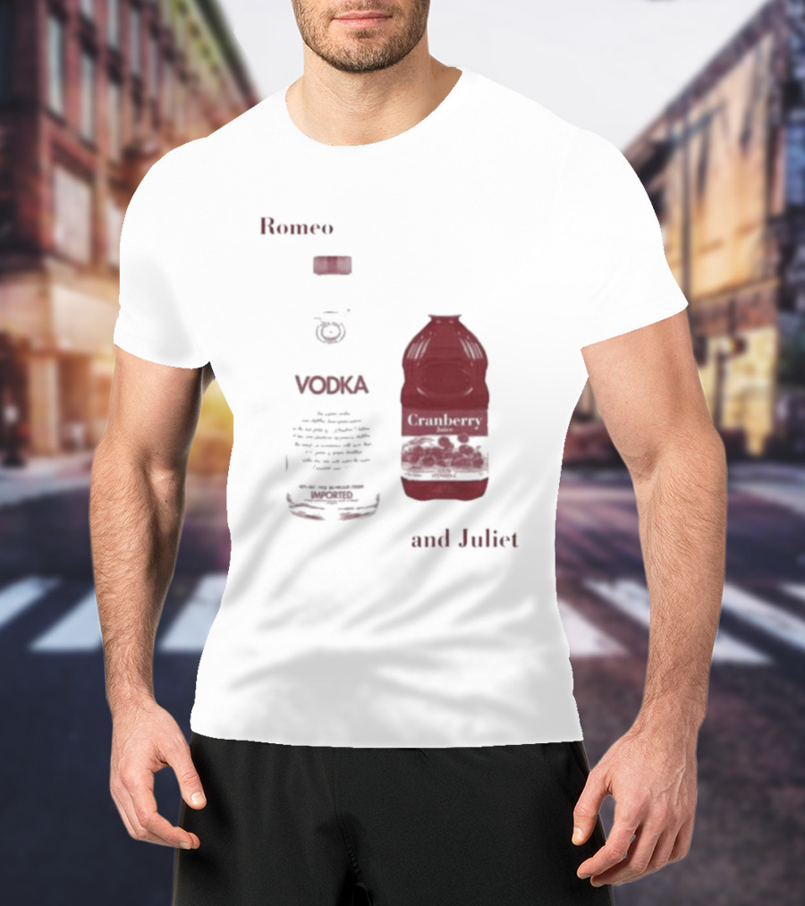 Romeo Vodka And Juliet Cranberry T-Shirt