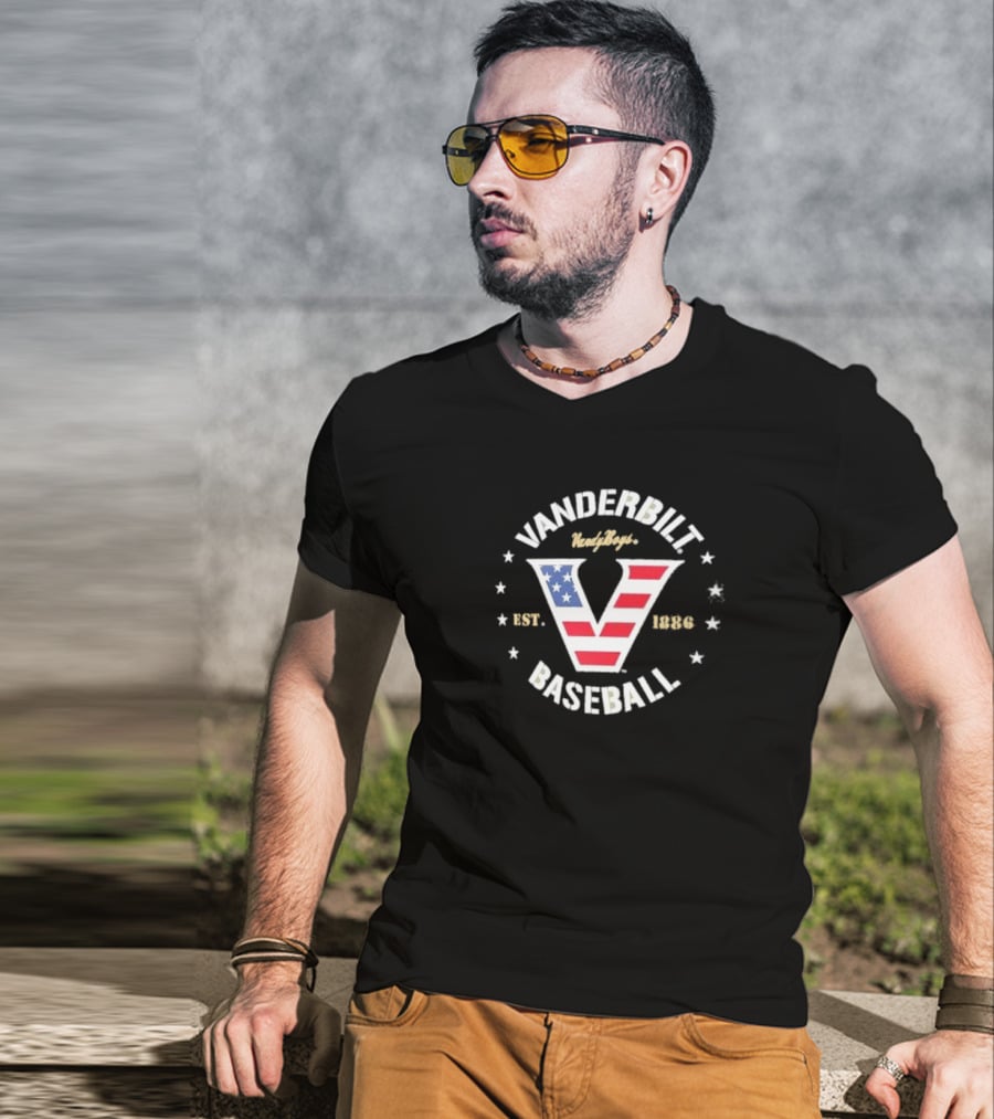 Vanderbilt Baseball Vandy Boys Military Appreciation Est. 1886 T-Shirt
