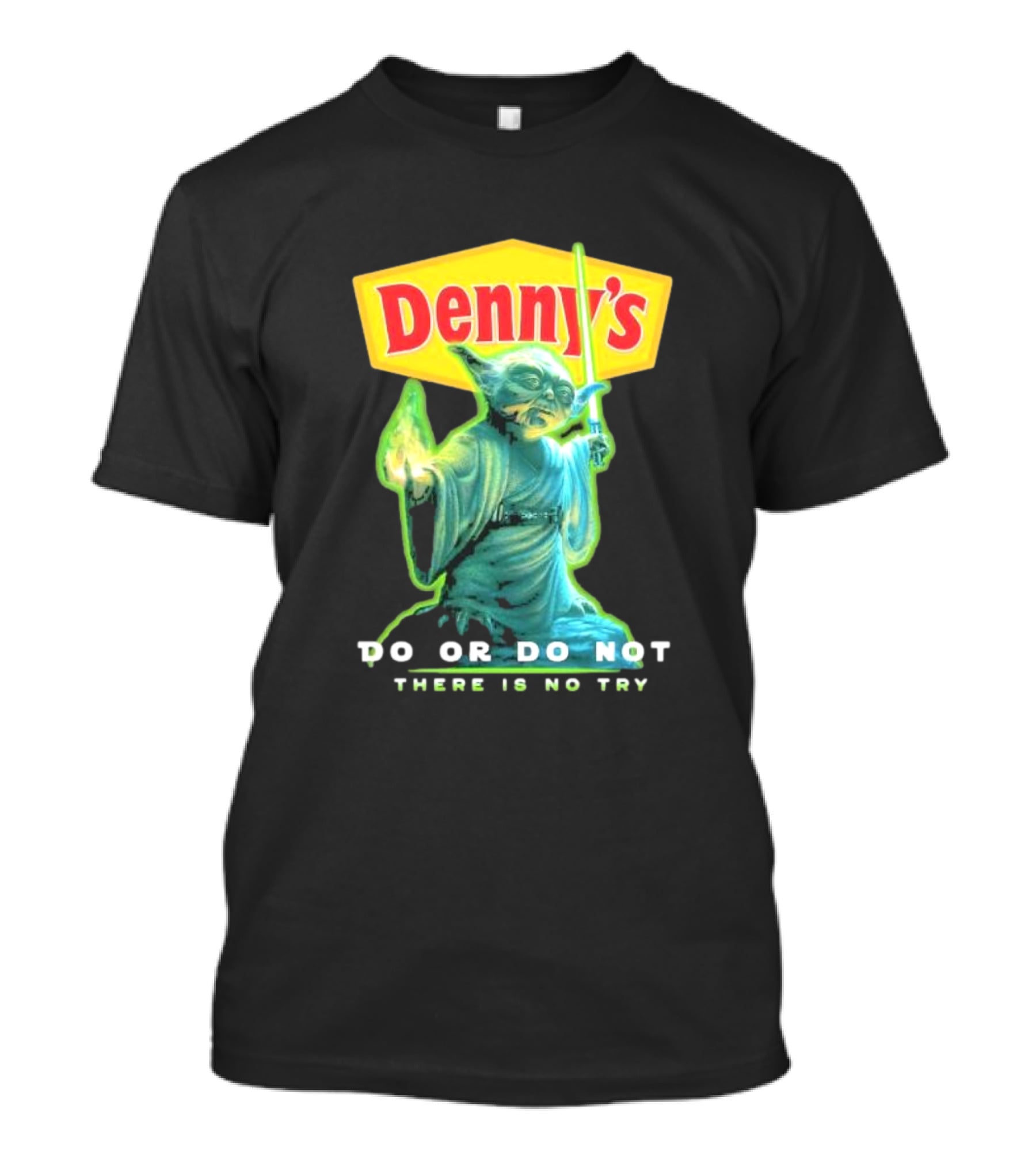 Yoda Star Wars Denny’s Do Or Do Not There Is No Try T-Shirt