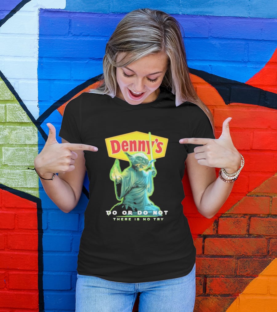 Yoda Star Wars Denny’s Do Or Do Not There Is No Try T-Shirt