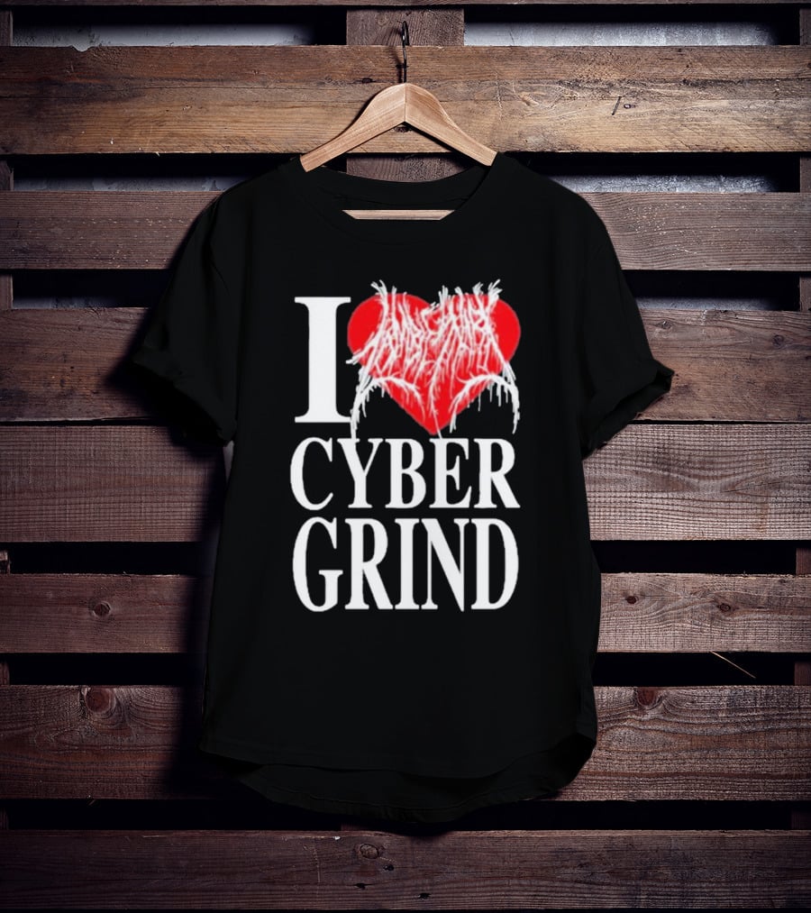 I Love Zombieshark Cybergrind T-Shirt