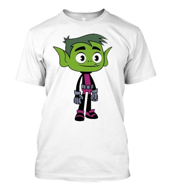 Ray William Johnson Wearing Teen Titans Beast Boy Character T-Shirt