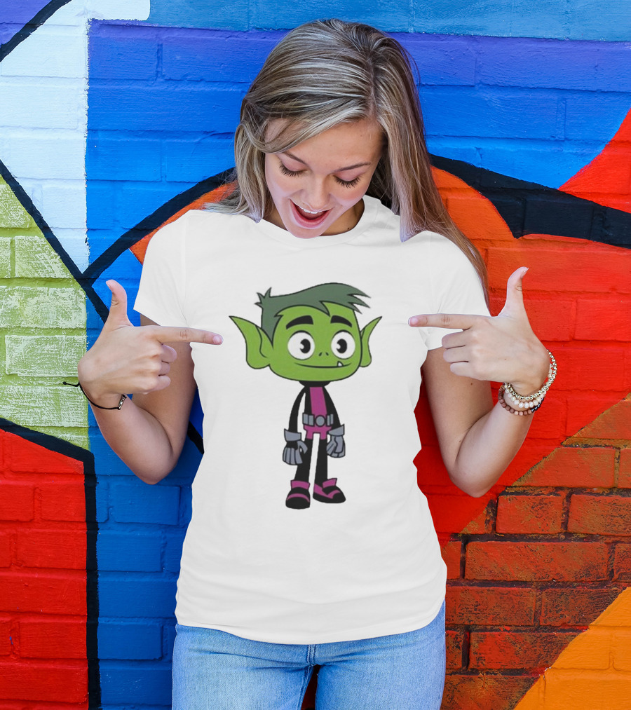 Ray William Johnson Wearing Teen Titans Beast Boy Character T-Shirt