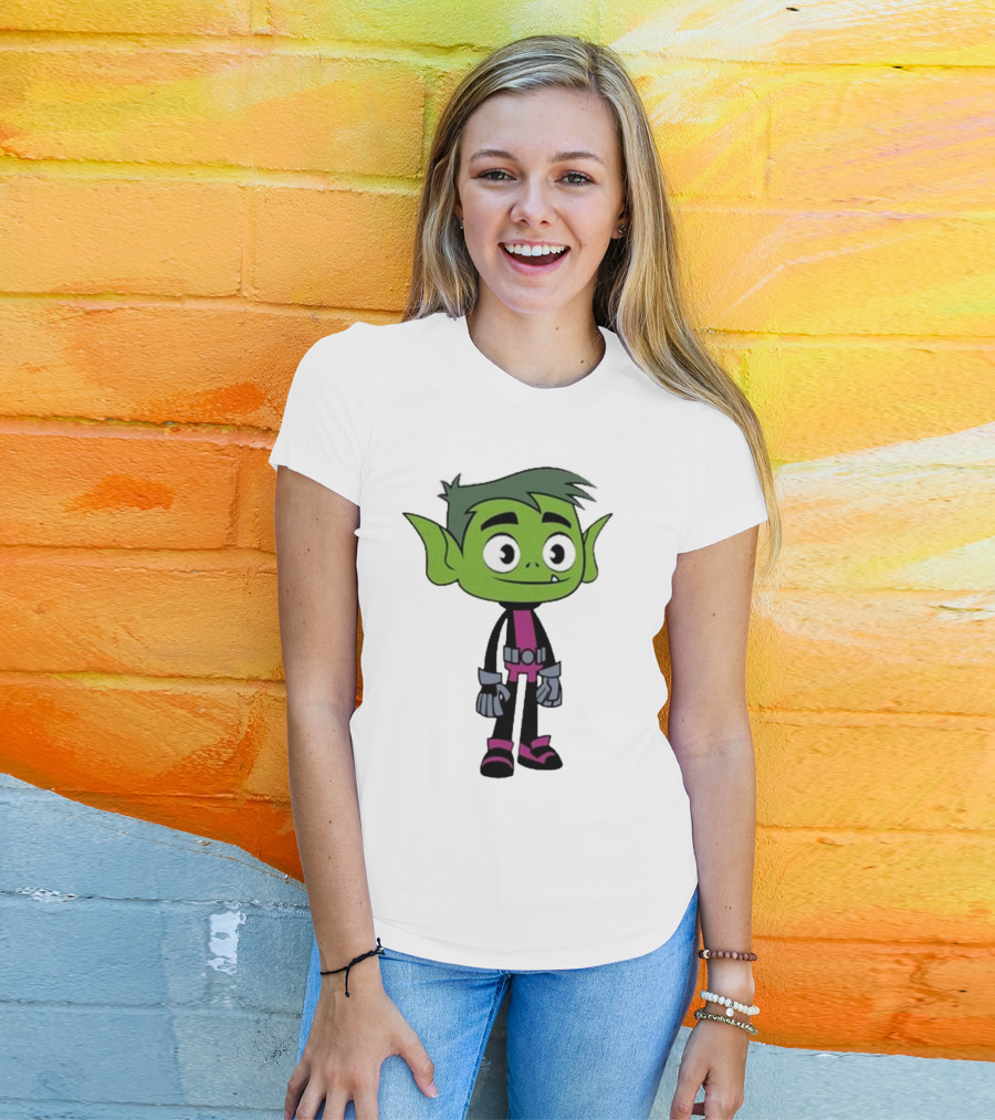Ray William Johnson Wearing Teen Titans Beast Boy Character T-Shirt