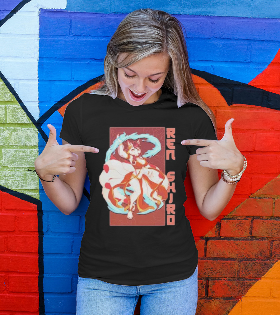 Ren Shiro Nine-Tailed Fox Spirit Wielder T-Shirt