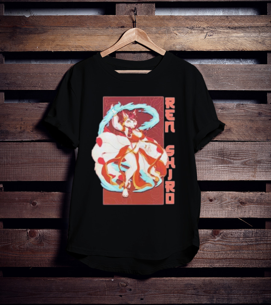 Ren Shiro Nine-Tailed Fox Spirit Wielder T-Shirt