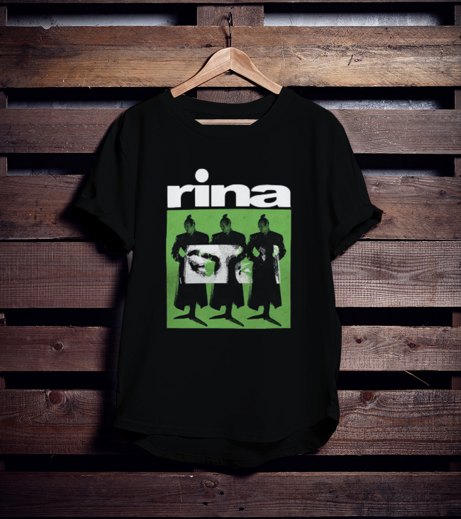 Rina Sawayama Triple Silhouette Black And Green T-Shirt