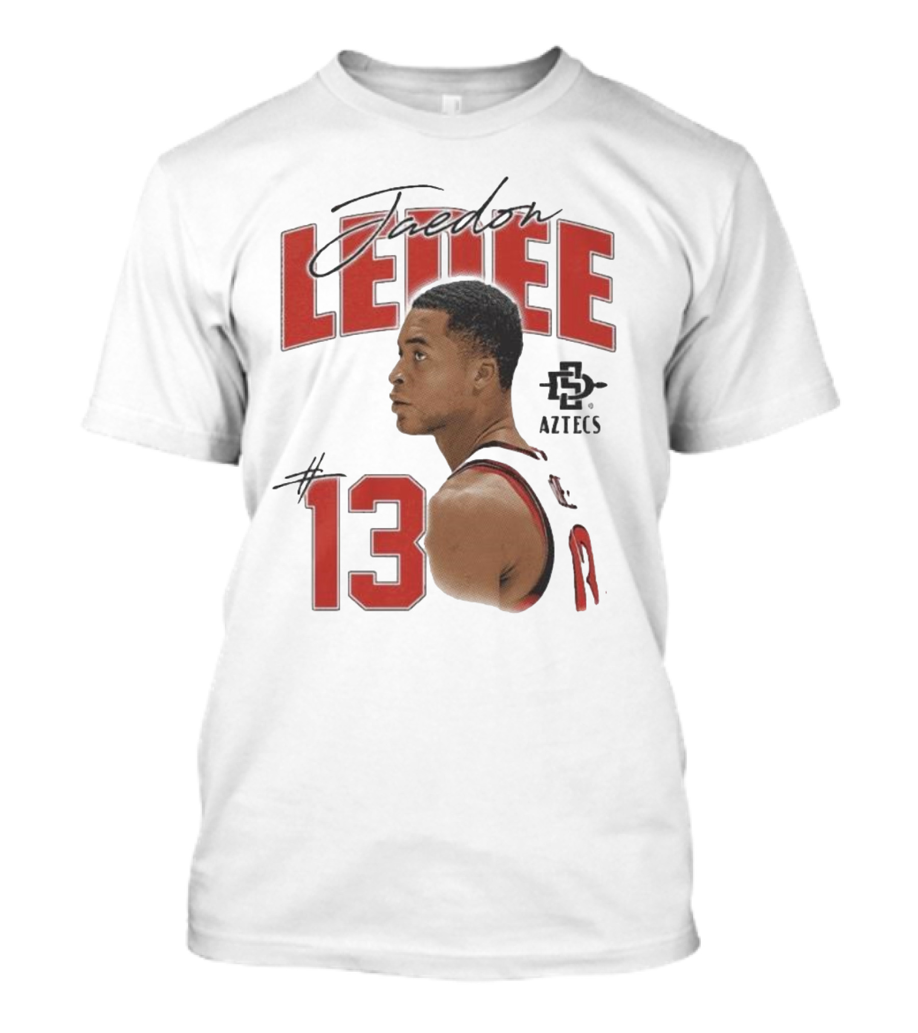 San Diego State Aztecs Jaedon Ledee 13 T-Shirt