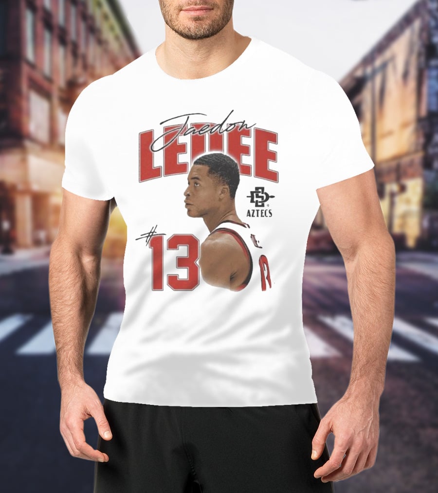 San Diego State Aztecs Jaedon Ledee 13 T-Shirt