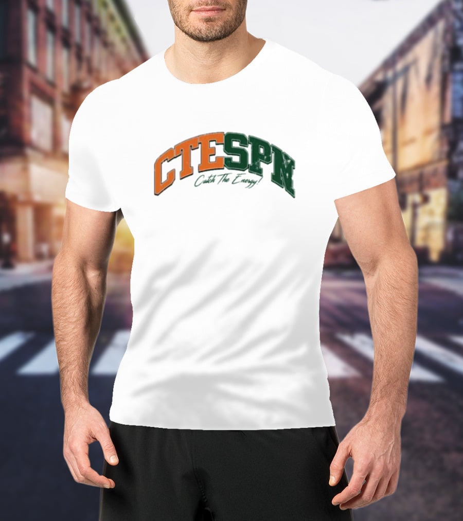 CTESPN Catch The Energy Sports Enthusiast T-Shirt