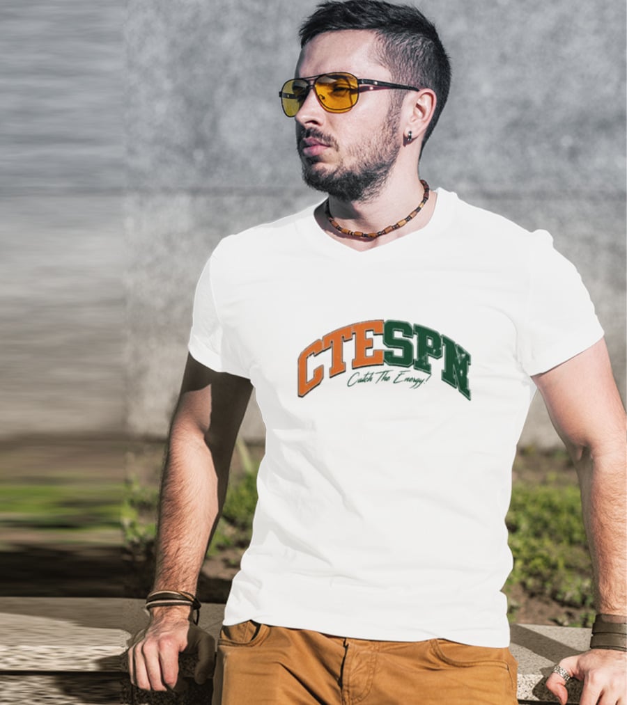 CTESPN Catch The Energy Sports Enthusiast T-Shirt