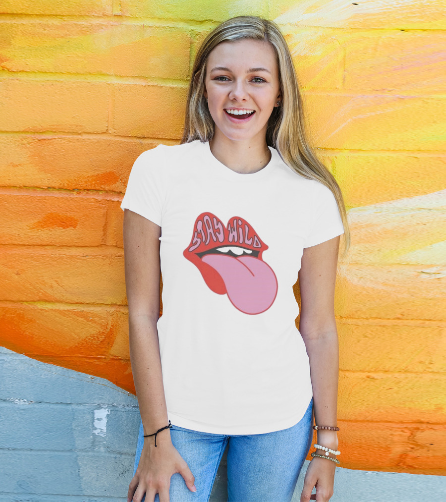 Stay Wild Lips Tongue T-Shirt