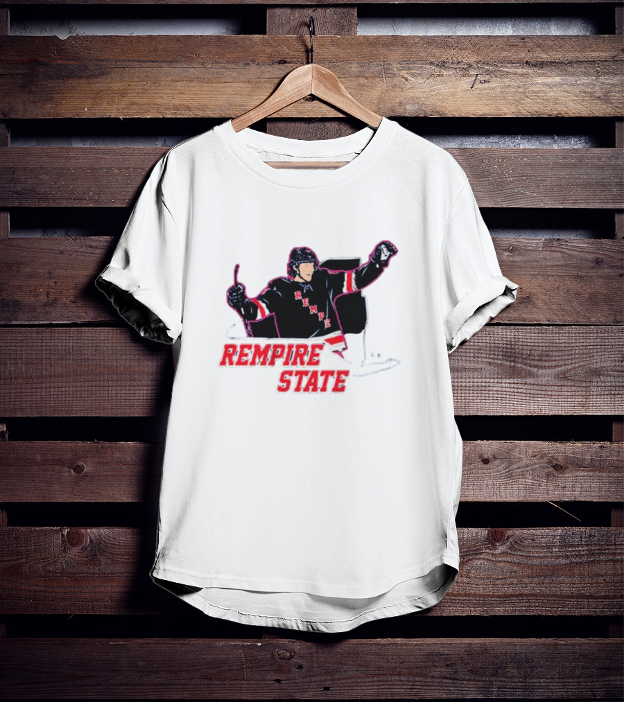 Rempire State Hockey Player Celebration Matt Rempe T-Shirt