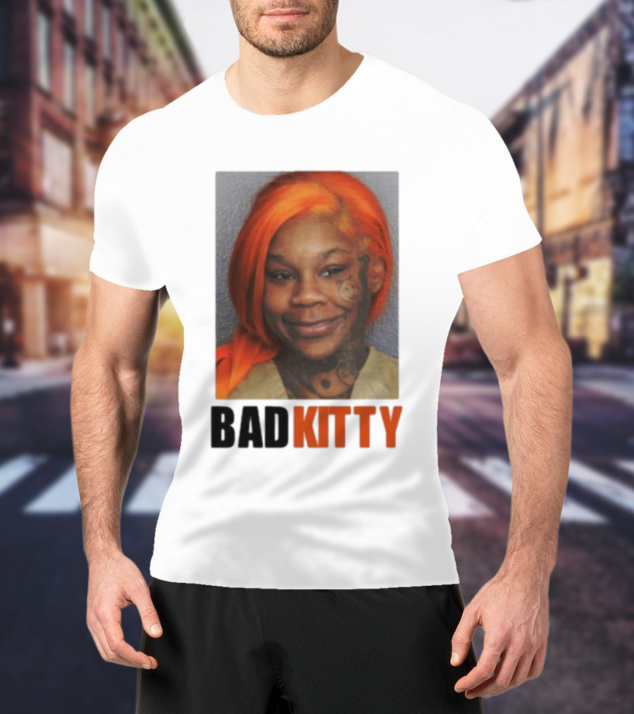 Bad Kitty Sukihana Mugshot T-Shirt