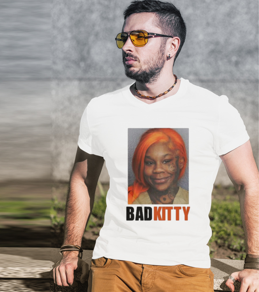 Bad Kitty Sukihana Mugshot T-Shirt