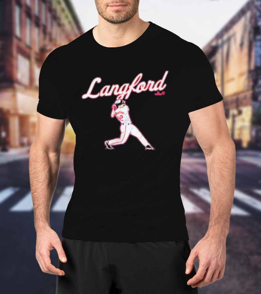 Langford 22 Baseball Slugger Swing T-Shirt