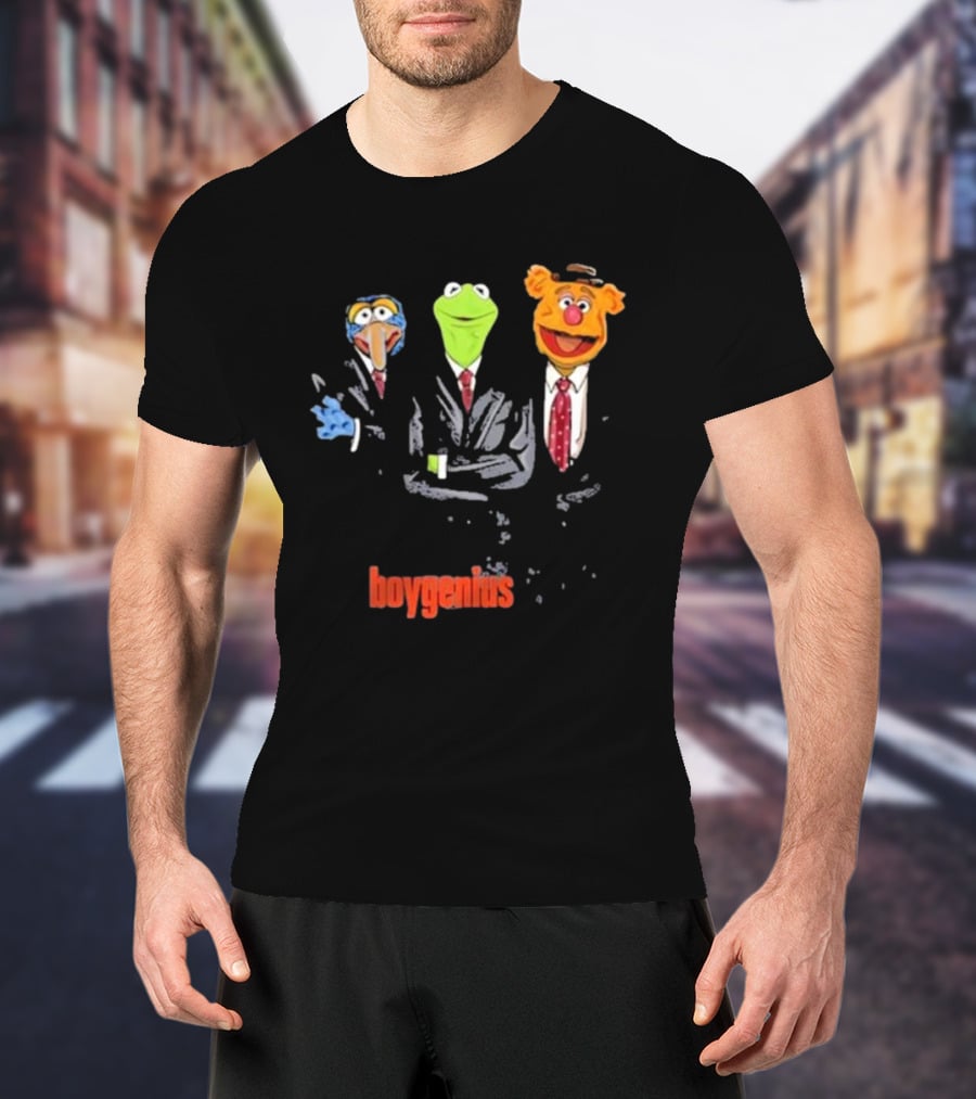Boygenius Muppet Characters In Suits T-Shirt