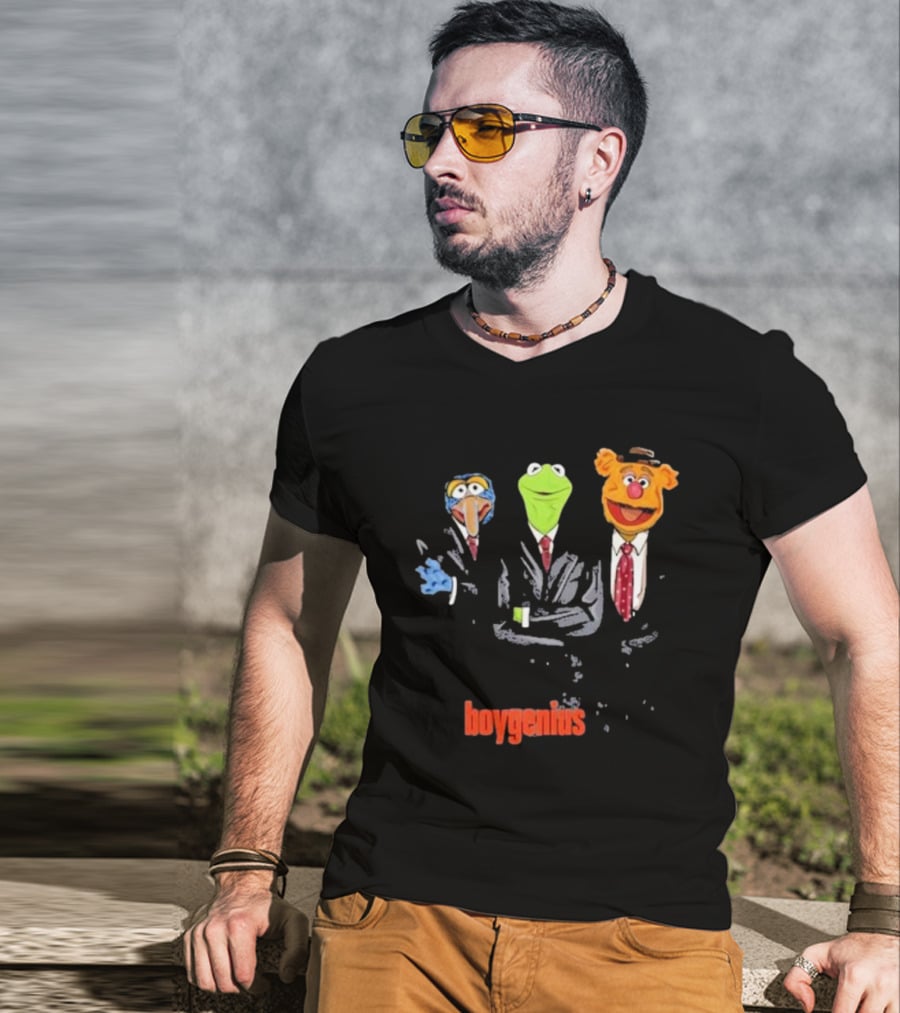 Boygenius Muppet Characters In Suits T-Shirt