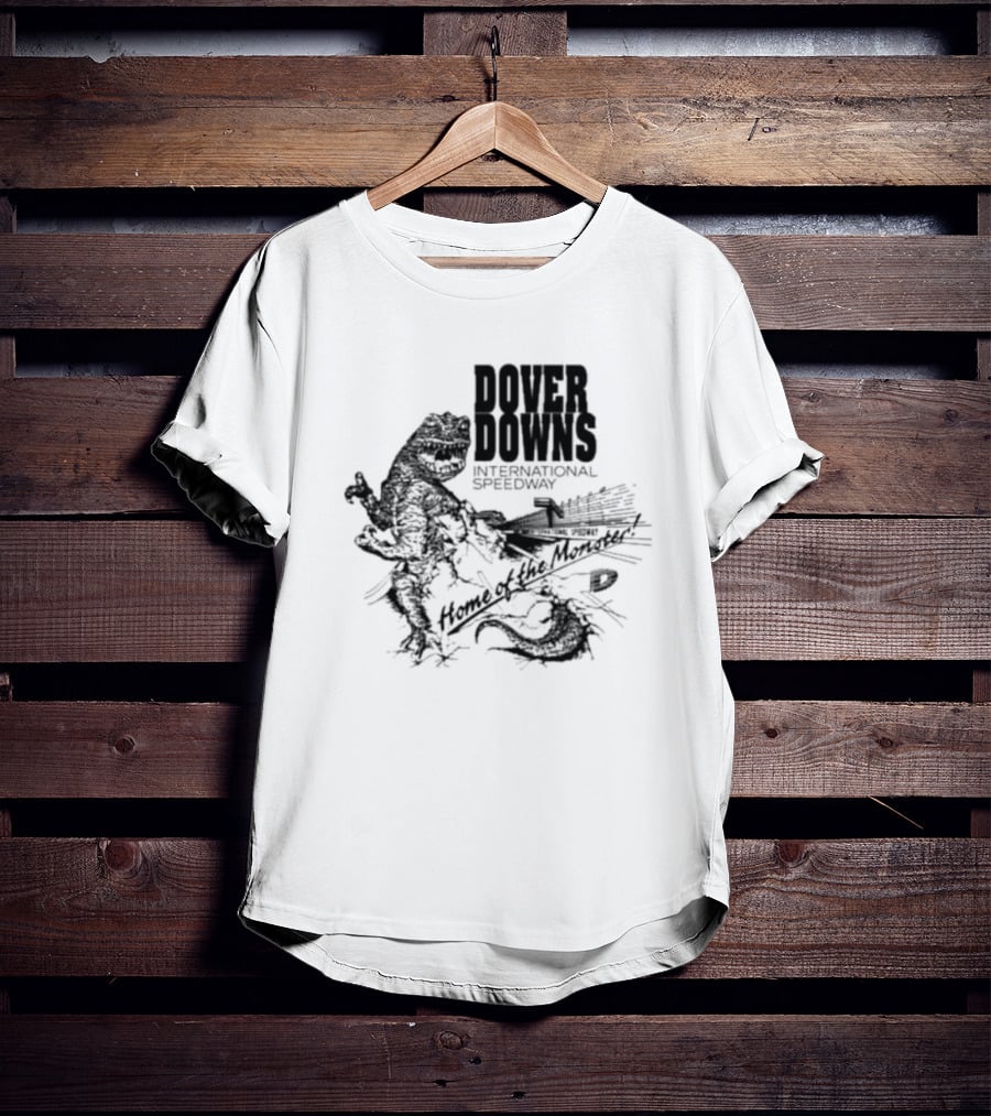 Dover Downs International Speedway Home Of The Monster Roaring Dinosaur And Racing Track T-Shirt