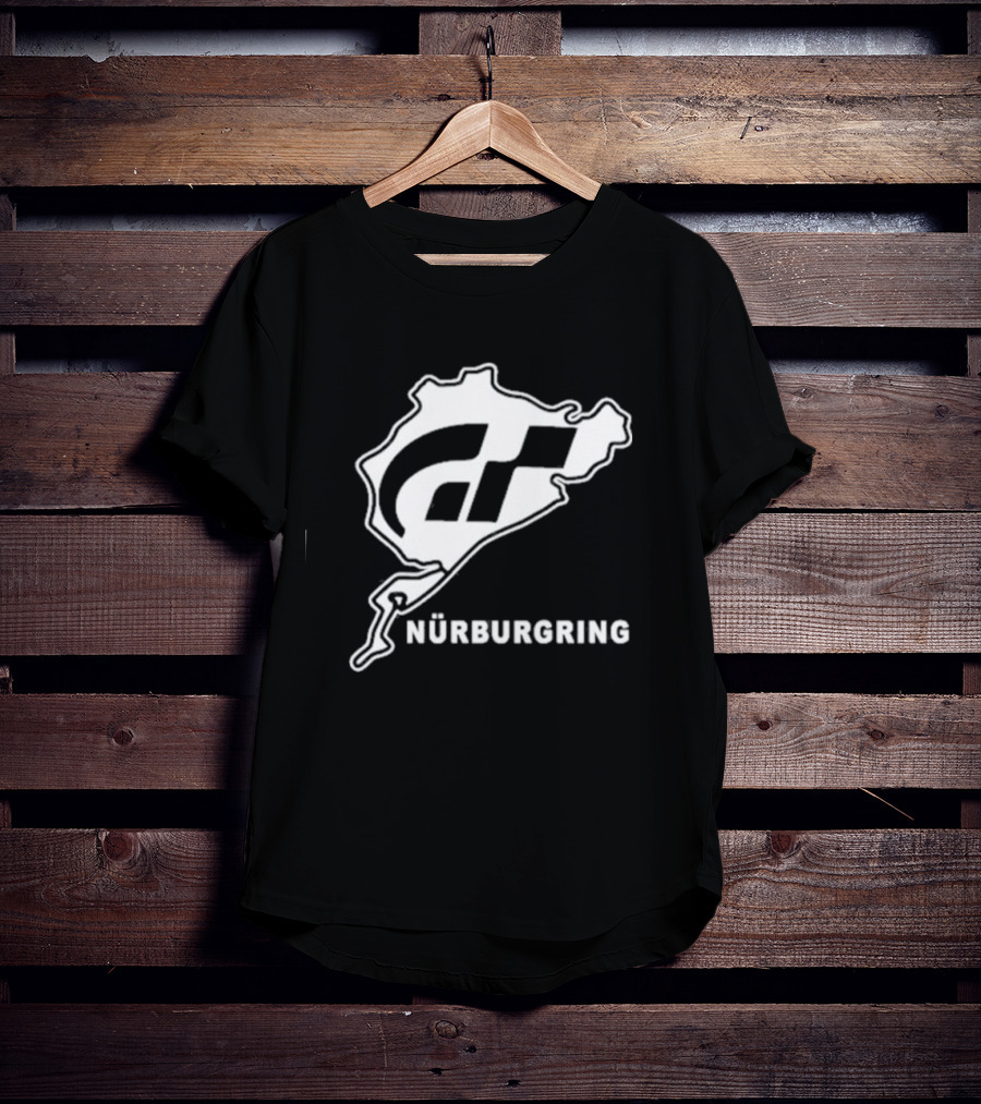 Gran Turismo Nürburgring Track Outline T-Shirt