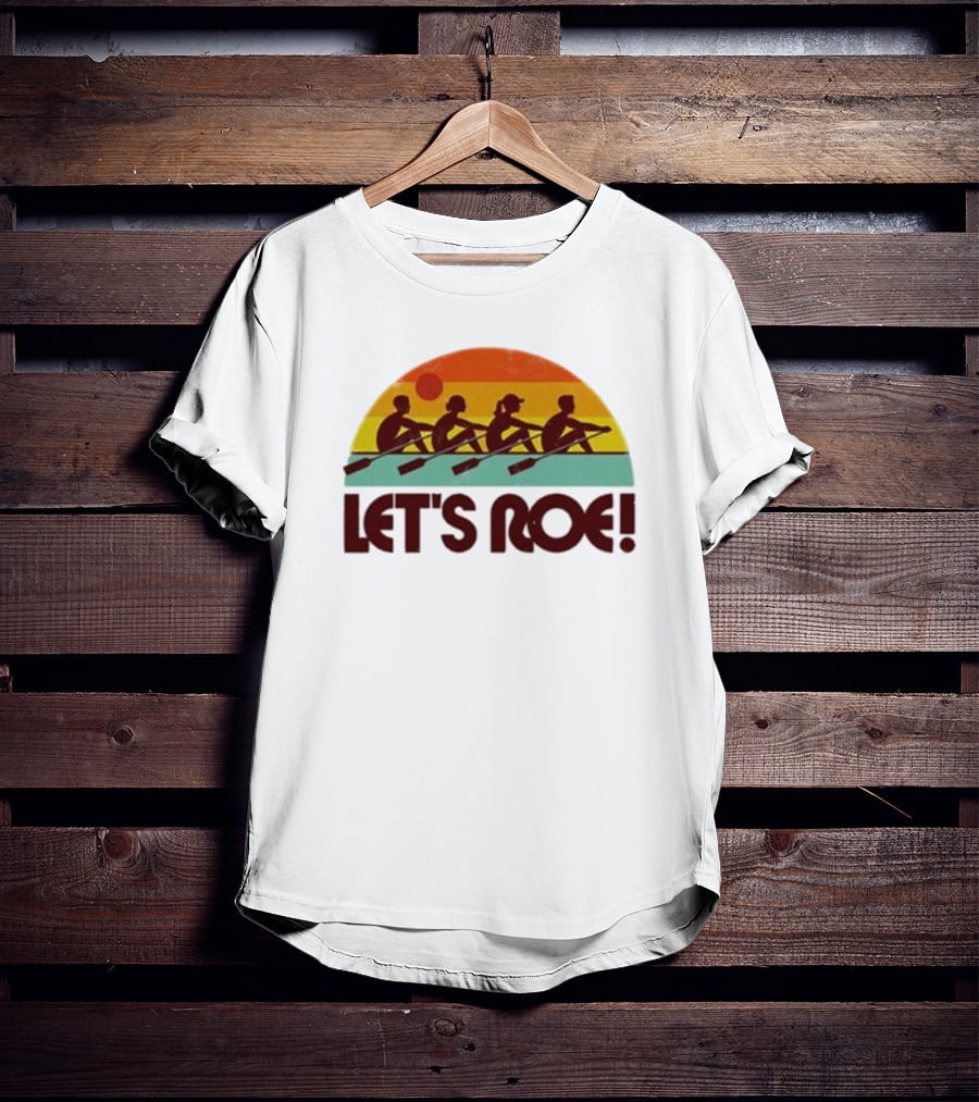 Let’s Roe Vintage Rowing Team Sunset T-Shirt
