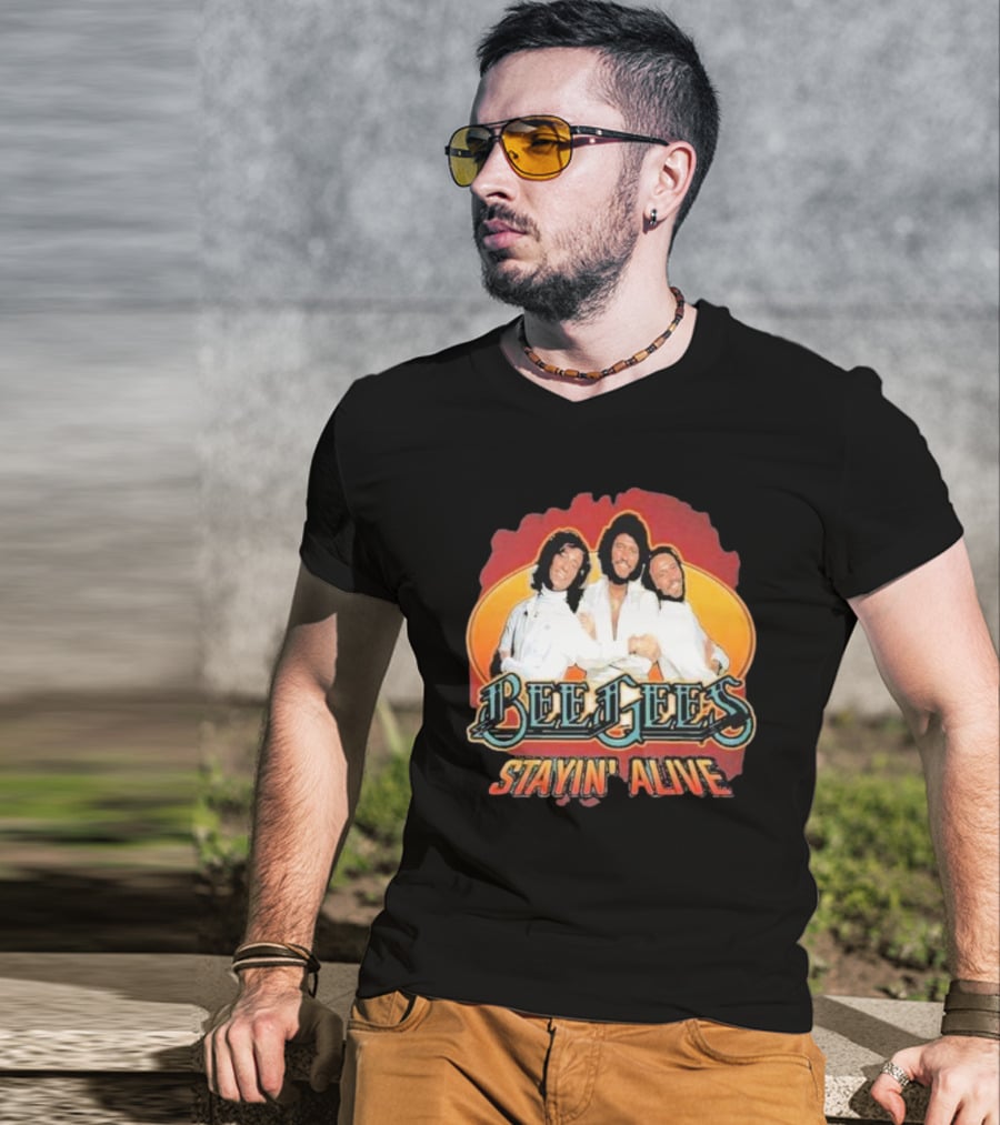 Bee Gees Stayin’ Alive Classic Iconic Group T-Shirt