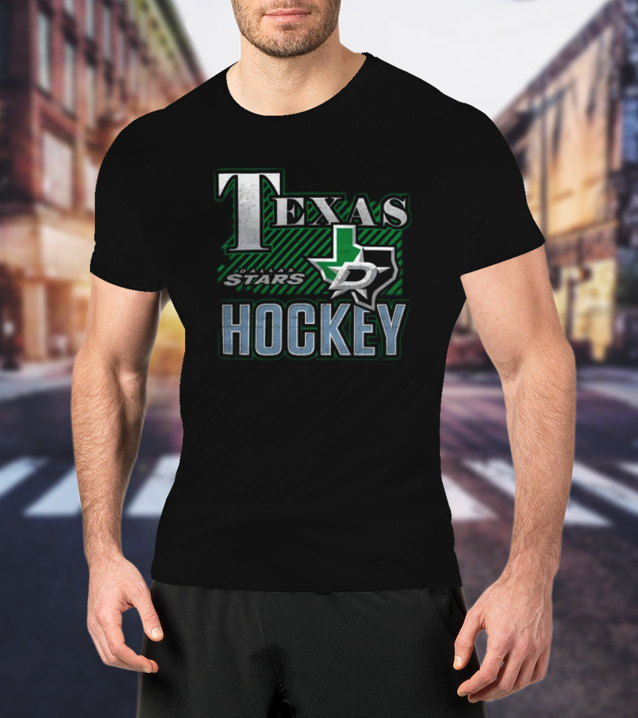 Black 47 Texas Hockey Dallas Stars Texas Hocky Fashion T-Shirt
