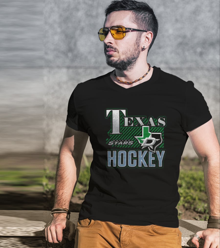 Black 47 Texas Hockey Dallas Stars Texas Hocky Fashion T-Shirt