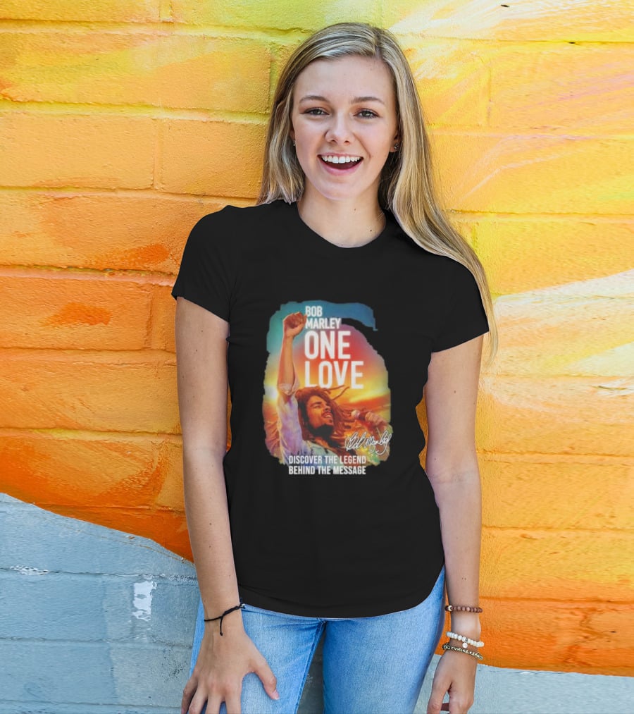 Bob Marley One Love Discover The Legend Behind The Message T-Shirt