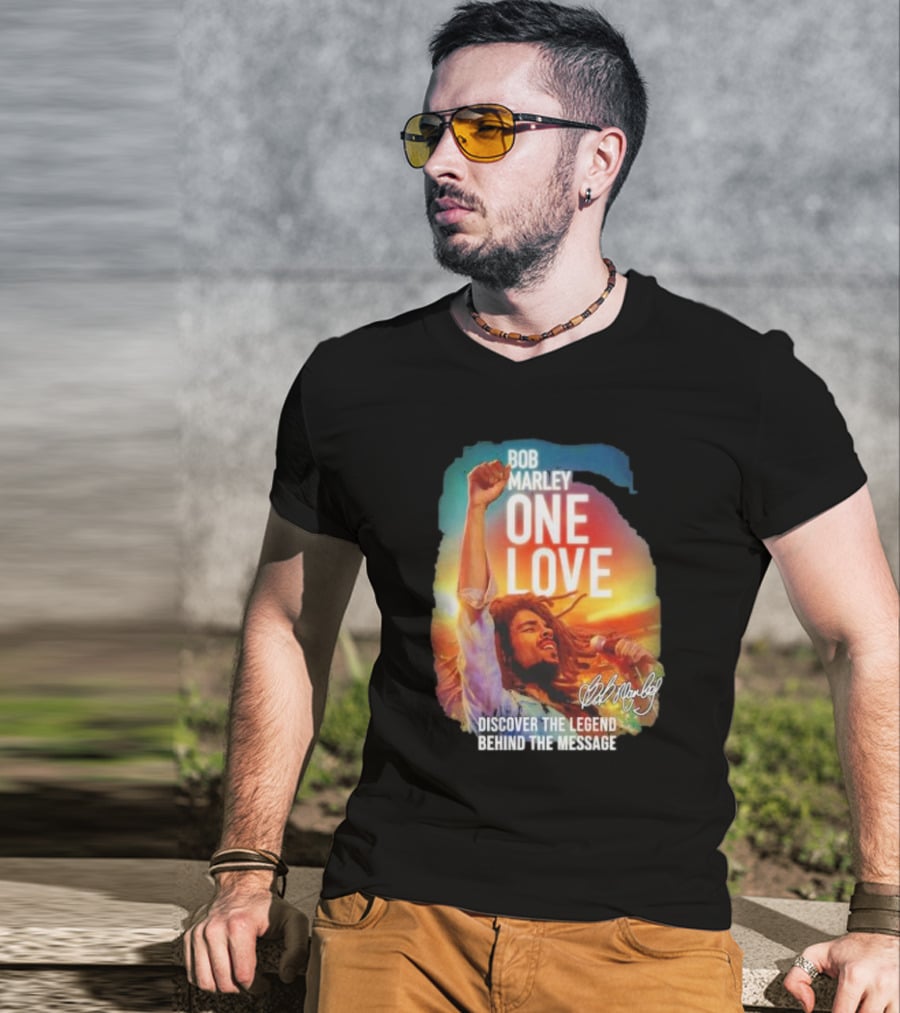 Bob Marley One Love Discover The Legend Behind The Message T-Shirt