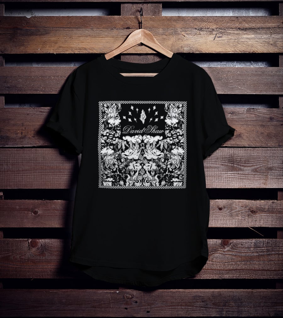 David Shaw Symmetrical Black White T-Shirt
