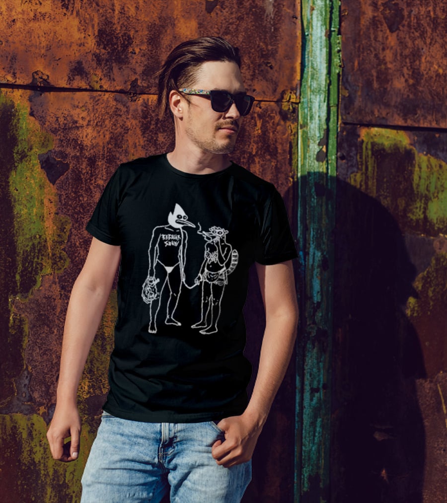 Death Grips Regular Show Sketch Money Store Fusion T-Shirt