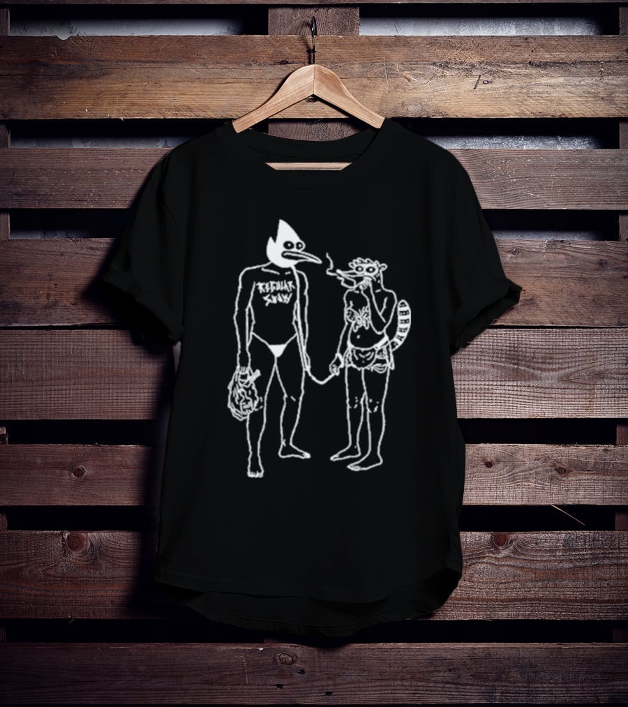 Death Grips Regular Show Sketch Money Store Fusion T-Shirt