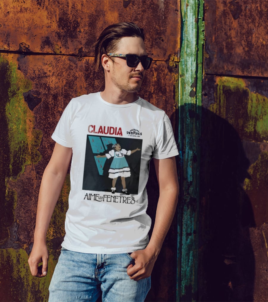 CLAUDIA Aime Les Fenêtres Chroniques Des Vampires T-Shirt