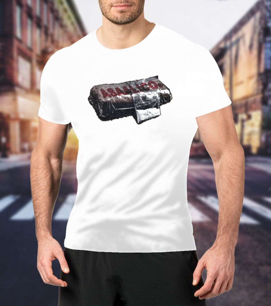 Asaalico Asaali Brick Wrapped Text T-Shirt