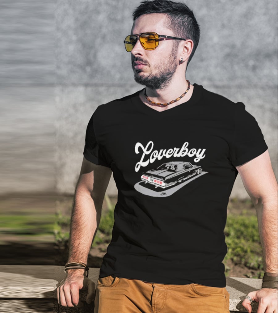 Loverboy Classic Car Illustration Bomb The Artist T-Shirt