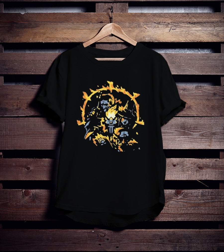 Darkest Dungeon Shrine Of Reflection Hero Flame Encounter T-Shirt