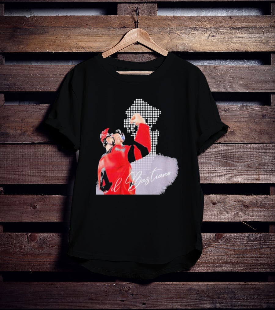 Il Bastiano Number 4 Hockey Celebration Signature T-Shirt