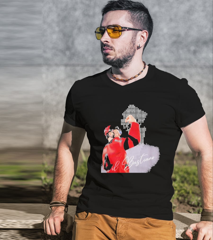 Il Bastiano Number 4 Hockey Celebration Signature T-Shirt