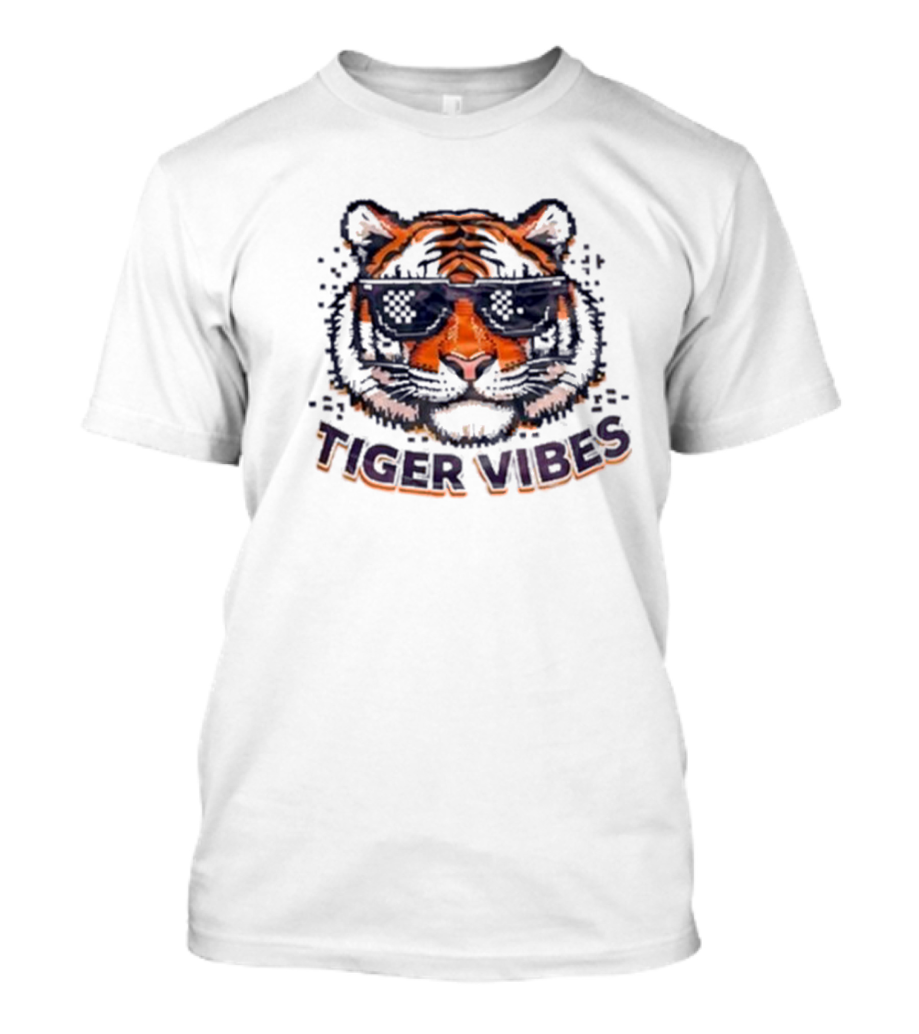 Tiger Vibes Sunglasses Cool Tiger Face T-Shirt
