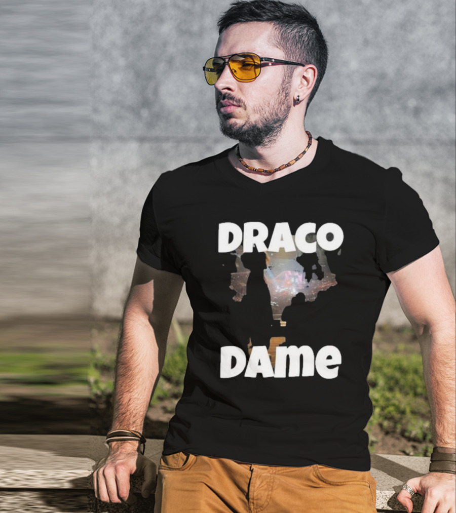 Draco Dame Basketball Arena Silhouette Scene T-Shirt