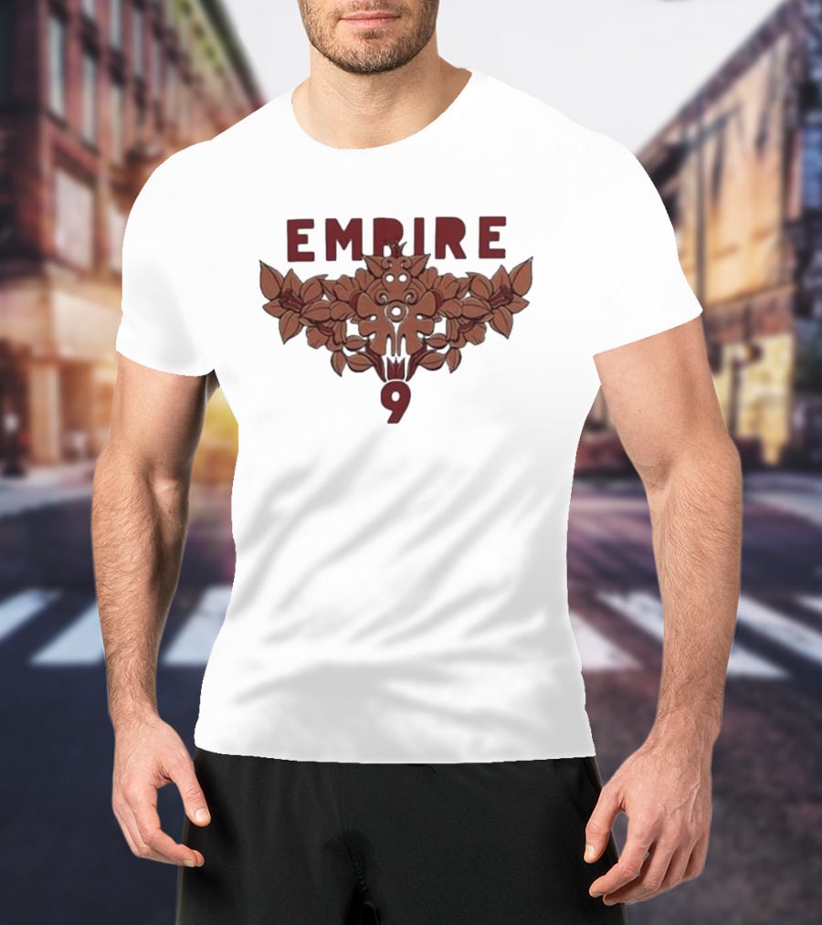 Empire 9 Washeado Khaki Floral T-Shirt