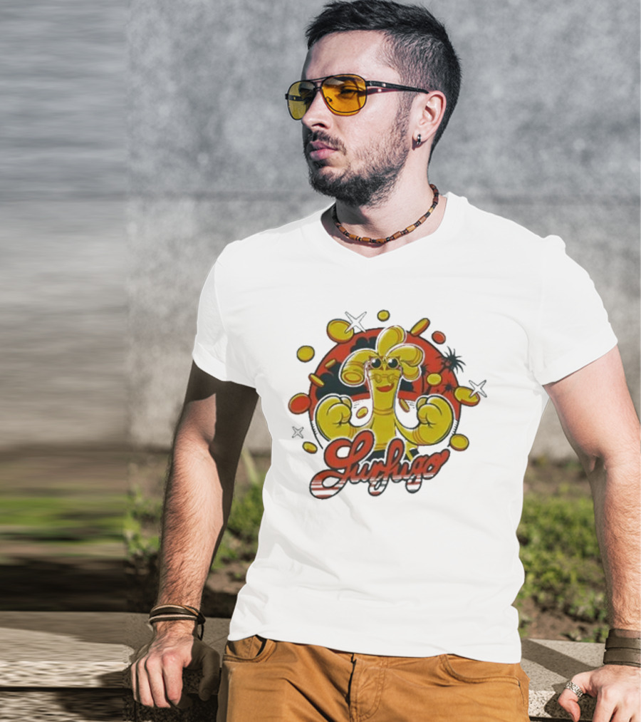 Meccha Japan Gholdengo Lurking Pokemon Ringer T-Shirt