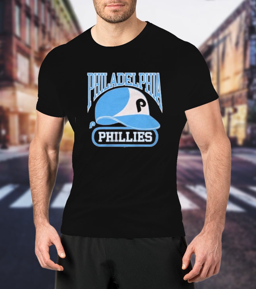 Philadelphia Phillies Blue Helmet Logo T-Shirt