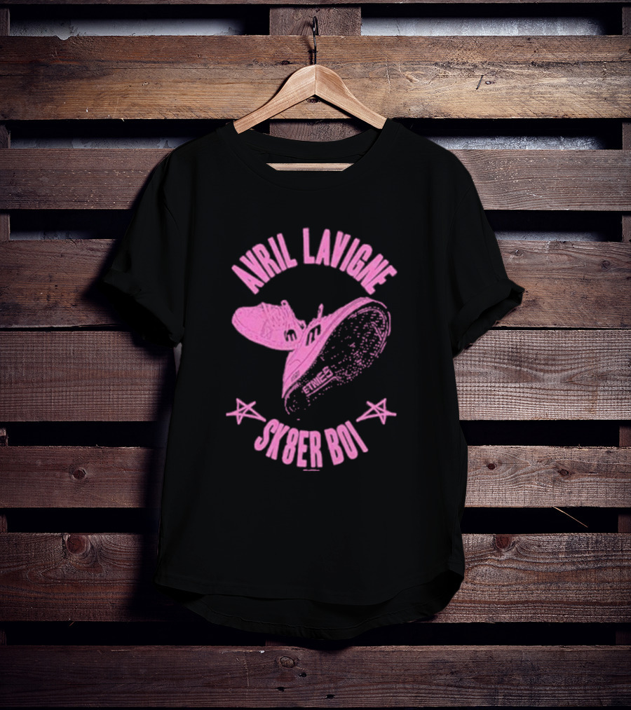 AVRIL LAVIGNE SK8ER BOI ETNIES STAR T-Shirt