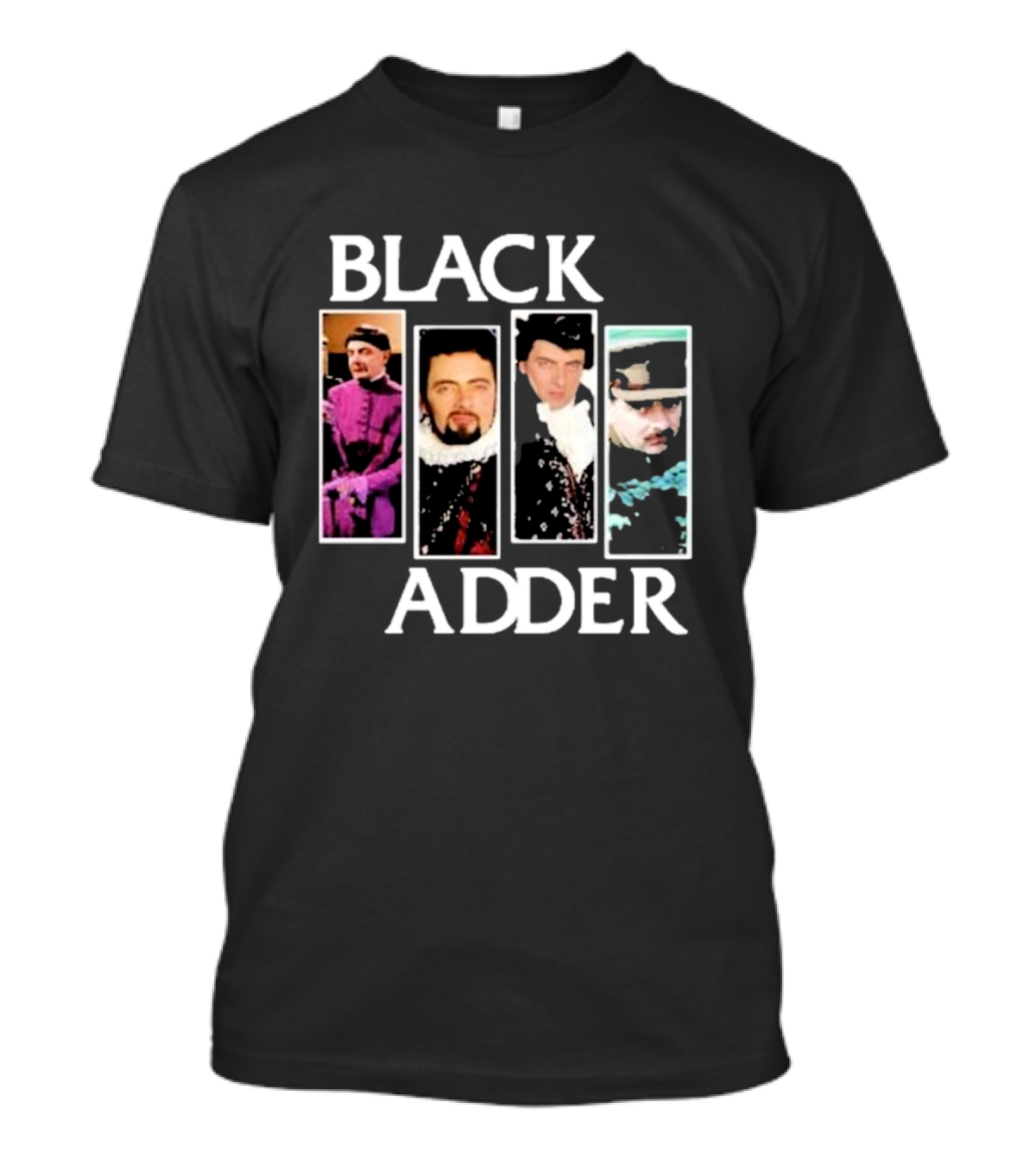 Black Adder Images Rowan Atkinson T-Shirt