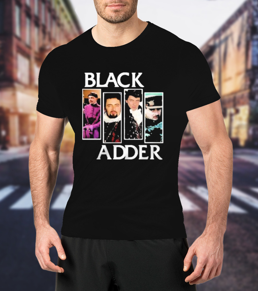 Black Adder Images Rowan Atkinson T-Shirt