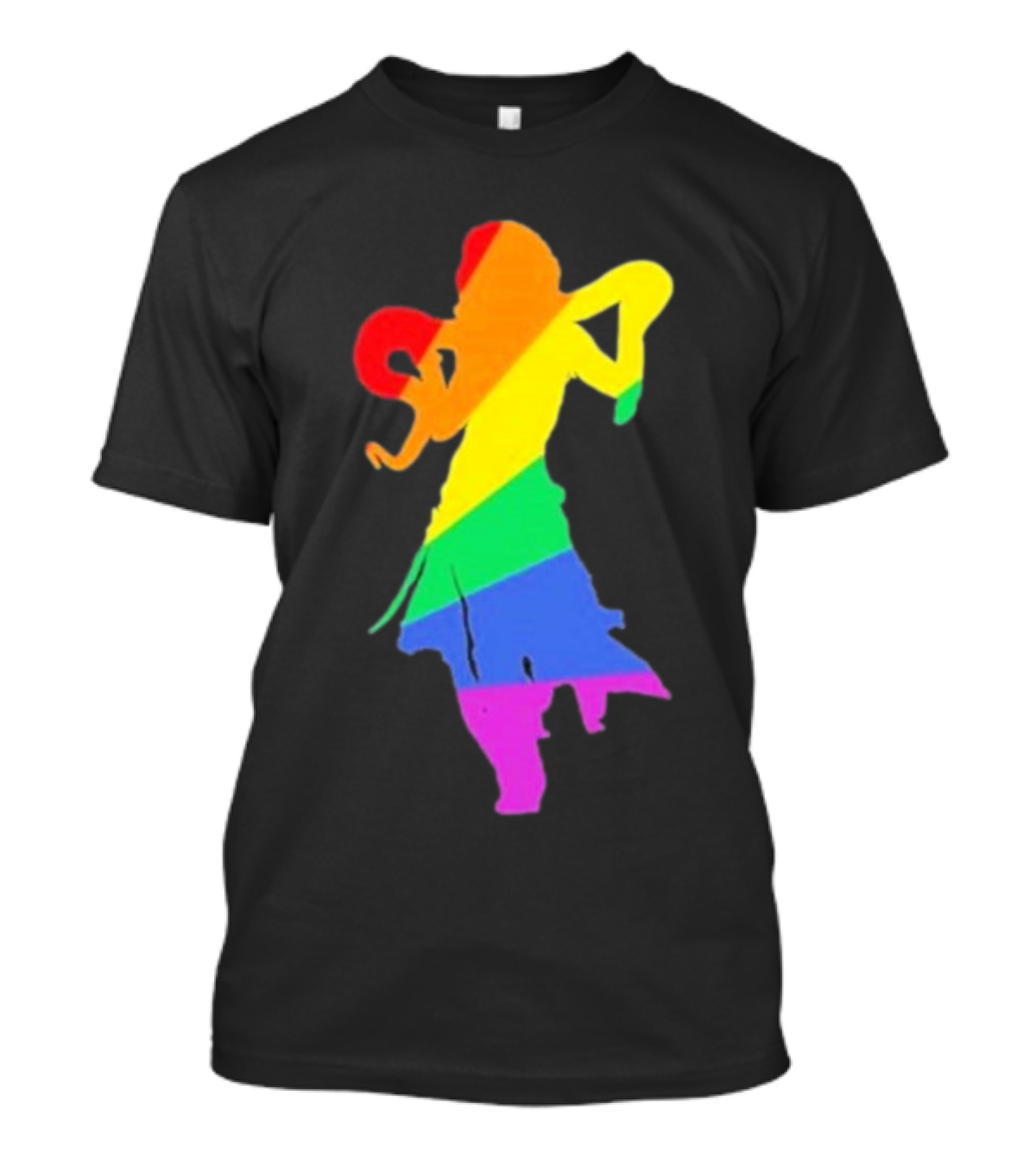 Abeardedhero Just Listen Rainbow T-Shirt