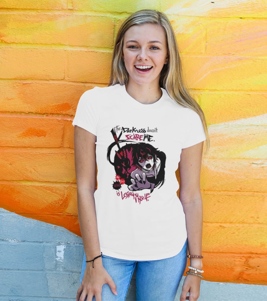 Darkness Doesn't Scare Me Fear Is Losing Myself Akainu Manga T-Shirt