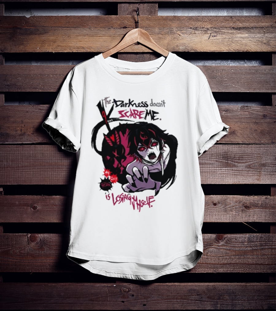 Darkness Doesn't Scare Me Fear Is Losing Myself Akainu Manga T-Shirt